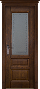 Межкомнатная дверь "Ока" Аристократ №2 (античный орех)