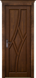 Межкомнатная дверь "Ока" Глория (Античный орех)