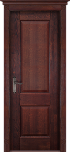 Межкомнатная дверь "Ока" Классик №1 (махагон)