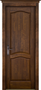 Межкомнатная дверь "Ока" Лео (Античный орех)