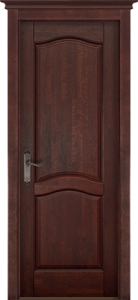 Межкомнатная дверь "Ока" Лео (Махагон)