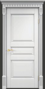 Межкомнатная дверь Поставский мебельный центр ОЛ5 (Белая эмаль)